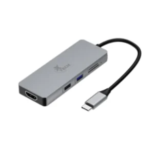 Adaptador multipuerto 5 en 1 con conexión USB-C