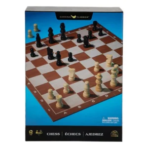 Juego de mesa ajedrez madera tablero plegable