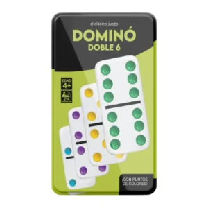 Juego Dominó clásico con colores