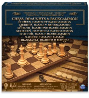 Juego 3 en 1 , ajedrez/damas/backgammon