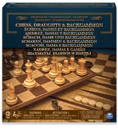 juegovariedad Juego 3 en 1 , ajedrez/damas/backgammon