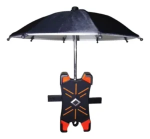 Soporte para celular con sombrilla