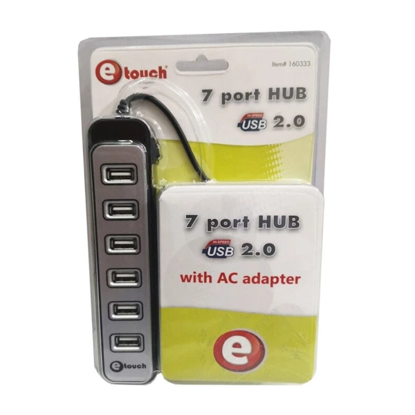 Hub 6 puertos USB 2.0 eTouch