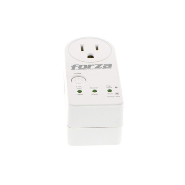 FVP-1201B_1 Protector de voltaje 900J/1800W, 1 sld, giro de 350°