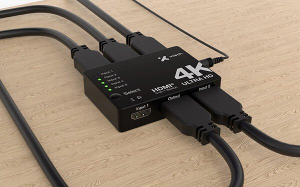 Switch HDMI® de 5 puertos