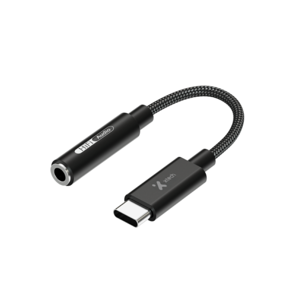 Adaptador USB-C macho a 3,5mm hembra para audífonos
