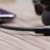 Adaptador USB-C macho a 3,5mm hembra para audífonos